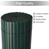 3/5m Green Bamboo Slat Screening Garden Fence Slatted Roll Screen Wind Sun Shade