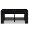 Costway 2-Tier Wood Coffee Table Sofa Side Table w/ Storage Shelf Living Room