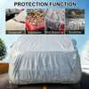 2 Layer Heavy Duty Waterproof Car Cover Cotton Lining Scratch Proof Large XL UK