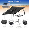 100W Foldable Tempered Glass Solar Panel with Solar Charging Cable Carrying Bag