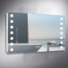 Bathroom Storage Mirror Cabinet Shelf White LED Wall Mirror with Demister Pad UK