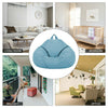 Adult Kids Bean Bag Chair Sofa Couch Cover Indoor Lazy Lounger No filling 4 Size