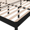 Bed Frame Black Wood Pine 180x200cm 6FT Super King GHB