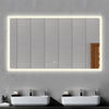 Bluetooth Bathroom Mirror with LED Light 3 Colors Touch Sensor Demister Pad
