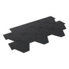 Hexagonal Roofing Felt Shingles Tiles Roof Asphalt Shed Houses Log House Cabins