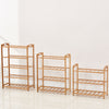 3/4/5Tier Slatted Wooden Shelving Shoe Rack Plant Display Stand Organiser Holder