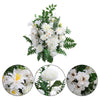 3PCS Artificial Wedding Arch Rose Flower Row Top Table Centrepiece Vase Set
