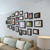 26PC White Wall Mount Photo Frames Multi Picture Wall Set Living Room Home Decor
