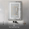 Illumination Bathroom Mirror Cabinet 3-Dimming LED Mirror Anti-fog Sensor Touch