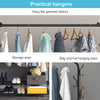 Heavy Duty Clothes Rail with Shelves 5ft Floored Clothing Hanger Garment Rack UK