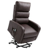 Electric Recliner Chair Massage Upholstered Sofa Living Room Armchair Leather