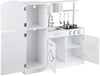 WOLTU Childern's Pretend Play Kitchen Toy Set for Kids with Oven Stove White