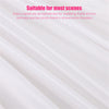 Large White Wedding Backdrop Drape Sheer Silk Curtain Engagement Bridal Studio