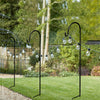 8x Border Garden Shepherds Crook Hooks for Bird Feeders & Lanterns 3 Colors 90cm