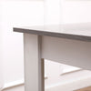 Modern Wooden Dining Table Grey&White Solid Kitchen Home Furniture 138CM*90CM