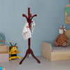 Premium Beech Wood Coat Rack Stand Tree Adjustable Coat Stand For Adults & Kids