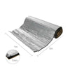 Aluminum Foil Thermal Mat Roll Heat Insulation Deadener Foam Shed Pad - Stick On