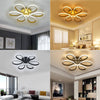 LED Petal Ring Lamp LED Ceiling Lights Chandelier Light 58/74CM Fixture Light UK
