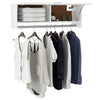 Wardrobe Engineered Wood Cabinet Hanger Clothes Organiser Multi Colours