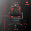 Gaming Chair Ergonomic Gamer Chair Computer Office Chair Adjustable Foot Rest