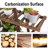 102cm Tall Sturdy Wood Plant Stand Multiple Plant Shelf Step-in Flower Rack Unit