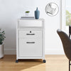 Locable MDF Wood Office Filing Cabinet Storage Cupboard bed Side Cabinet W/wheel