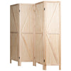 4 Panel Room Divider Wooden Screen Wall Folding Room Partition Separator Privacy