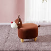 Animal Footstools Ottomans Faux Leather Padded Cushion Stool Pouffe Stool Kids