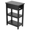 Wooden Bedroom Bedside Cabinet Shelf Nightstand Side Table Unit Home Furnitures