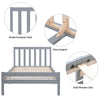Merax Single Bed 3ft Solid Wooden Bed Frame Bedroom Furniture Adults/Kids 90x190