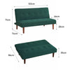 Modern 2-3 Seater Fabric Sofa Bed Recliner Couch Settee Sofabed Sleep Relax Beds
