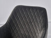 Set of 2/4 Dining Chairs Velvet Padded Seat Metal Legs High Back Chairs Kitchen