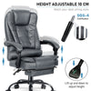 Executive Office Chair Racing Swivel Computer Gaming Chair Recliner w/ Footrest