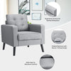 Modern Upholstered Accent Sofa Chair Button Tufted Armchair Leisure Lounge Chair