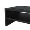 Desktop Monitor Stand Black TV Laptop Computer PC Riser Storage Shelf Holder