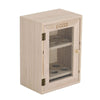 Rustic Style Egg Holder Cabinet Cupboard Wooden 2 Tier 12 Eggs Rack Storage Box