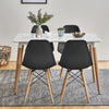 Dining Table and Chairs 4 6 Set Wooden legs Retro dining Room Chair Grey Kitchen