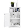 Bathroom Floor Cabinet Wooden Free Standing Storage Cupboard Display Organiser