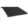 Manual Retractable Awning with 400x300 Anthracite F2U3