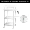 Mobile Printer Utility Cart Machine Stand Home Office Storage Organiser Shelves