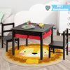 5 in 1 Kids Table and Chair Set Children Building Block Activity Table W/Storage