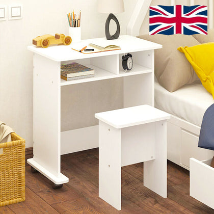 White Writing Corner Table PC Computer Desk 70cm Laptop Home Office Workstation