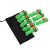 8Pcs Fluorescent Green Tent Guide Rope Tent Camping Reflecting Guy Rope 4M UK