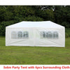 3X3m 3X4m 3X6m Gazebo Garden Marquee Party Tent with Sides Wall Wedding Canopy