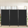 6Ft 3-Panels Room Divider Wall Privacy Screen Protector Foldable Freestanding