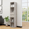 Rustic Tall Cabinet Shelf Bookcase Book Storage Free Standing Shelves Bookshelf
