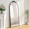 1.8m XL Window Garden Mirror Wall Mount Metal Frame Outdoor Indoor Floral Decor