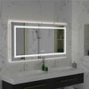 Jumbo 48"LED Lighted Bathroom Mirror Touch Button Anti Fog Backlit Vanity Mirror