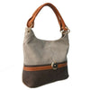 Womens Large Slouch Shoulder Bag Contrast Detail Large Tote Ladies Handbag