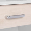 Dressing Table with Drawers, Mirror Stool Set Makeup Desk Vanity Table Bedroom